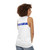 Retro "Legacy Of Arrow" Blue Unisex Tank Top - women back