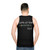 Unisex tank top with "Left Of The Dial" design - men back