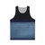 Rothko inspired blue unisex tank top