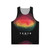 Unisex tank top with TV on the Radio 2022 tour design
