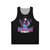 Alexis Colby unisex tank top with geometric 80s 90s design