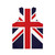 Rose Union Jack British Flag Great Britain Punk Unisex Tank Top - Back