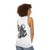 Unisex Alcoholic Skull Tank Top - women back