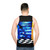 Unisex vintage Traffic band tank top - men back
