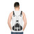 Drum carrier unisex tank top - men back