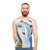 Unisex tank top with classic rock design - men