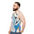 Unisex tank top with classic rock design - men side