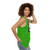 Unisex tank top with tracking markers for visual effects and green screen filming - women side