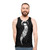 Unisex tank top with an otter drifting through outer space design - men