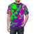 Psychedelic clown inspired pop art design on a high-quality t-shirt - men front