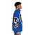 Black Falcon Shield Logo Lego Puffer Jacket with Castle and Medieval Minifigs - men side right