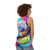 Dreamscape Unisex Neon Psychedelic Tank Top - women back