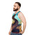 Unisex tank top featuring surrealist art by Salvador Dali - men side