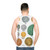 Roman Imperial Coin Chart Unisex Tank Top - men back
