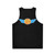 Retro music unisex tank top - Back