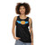 Retro music unisex tank top - women