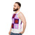 The Last Unicorn color block unisex tank top - men side