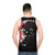 Akuma Street Fighter Inspired Unisex Tank Top - men back