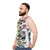 Unisex gothic tank top with Dragula eyes design - men side