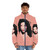 Bjork Inspired Pink Puffer Jacket - Cozy Icelandic Outerwear for Music Artists and Fans - men front