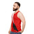 Retro laser crow unisex tank top - men side