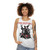 Unisex tank top with totems and inscryption encryption logo design - women