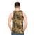 Prehistoric cave painting-inspired unisex tank top - men back