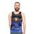 Dragon wizard graphic on unisex tank top - men