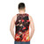 Akagi anime character unisex tank top with kitsune fox design - men back