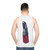 Rocketman lip inspired unisex tank top - men back
