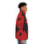 Bison Puffer Jacket featuring the iconic street fighter character design - men side right