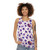 Unisex white blood cell pattern tank top - women