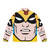 Birdman Puffer Jacket - Stylish superhero outerwear with galaxy trio design - Back