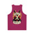 Rock N Roll Gambit Unisex Tank Top - Back
