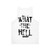 Avril Lavigne inspired rock girl unisex tank top - Back
