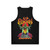 Celine Dion Metal Unisex Tank Top - Back