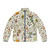 Australia Biology Puffer Jacket with Intricate Botanical Pattern