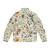 Australia Biology Puffer Jacket with Intricate Botanical Pattern - Back