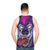 Unisex Punk Furry Wolf Teeth Maw Tank Top - men back