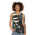 Futuristic robot hero unisex tank top - women