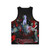 Dracula Unisex Classic Horror Tank Top - Back