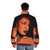 Billie Holiday Painting Puffer Jacket featuring the iconic jazz singer - men back