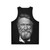Unisex Robin Williams Portrait Tank Top - Back