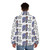 Matt Foley inspired puffer jacket with "crazy hands" design - men back