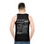 Unisex tank top with "Tony and Ezekiel Illarius Discussion" quote - men back