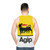 Vintage Alfa Romeo Agip Lubricants Unisex Tank Top - men back