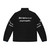 Bill Gates Psychopath Puffer Jacket featuring anti-COVID conspiracy graphics - Back