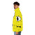 Bill Cipher graphic puffer jacket inspired by Gravity Falls - men side left