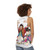 Ladybaby unisex tank top featuring metal music and kawaii Japanese style - women back