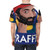 Retro-style t-shirt inspired by the classic children's song "Bananaphone" by Raffi - men back